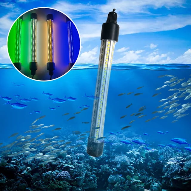 Underwater Light Luminescent Waterproof LED High Efficiency Lure Fish Fishing Accessories Mini Angling Light for Outdoor Fishing