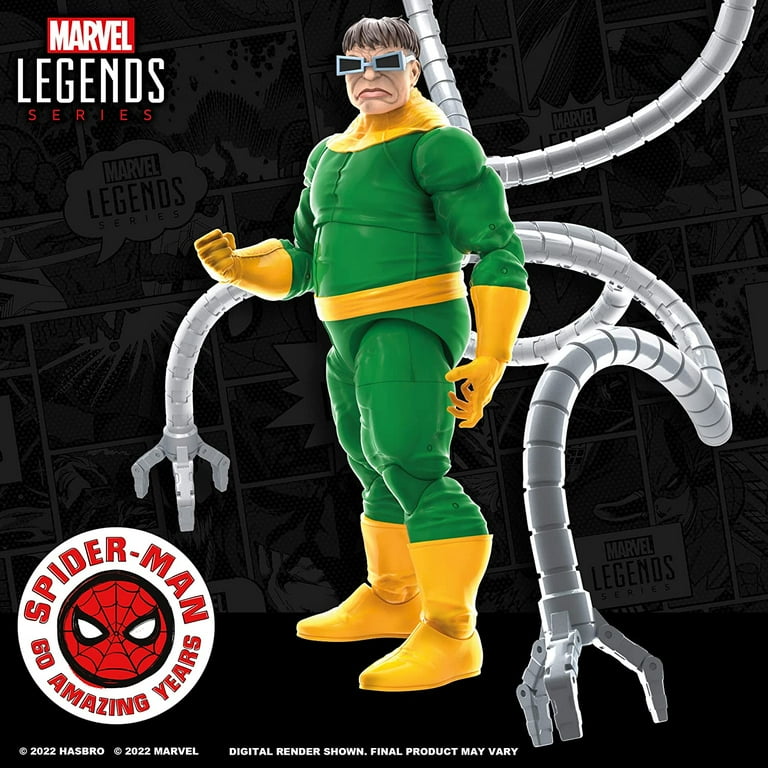 Marvel Legends Series Spider-Man 60th Anniversary Marvel's Silk and Doctor  Octopus 2-Pack 6-inch Action Figures (Exclusive) 