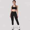 thumbnail image 3 of Women's High Waist Full Length Leggings with Seamless Design and Stretch Fit for Everyday Movement - X Large, Black, 3 of 7