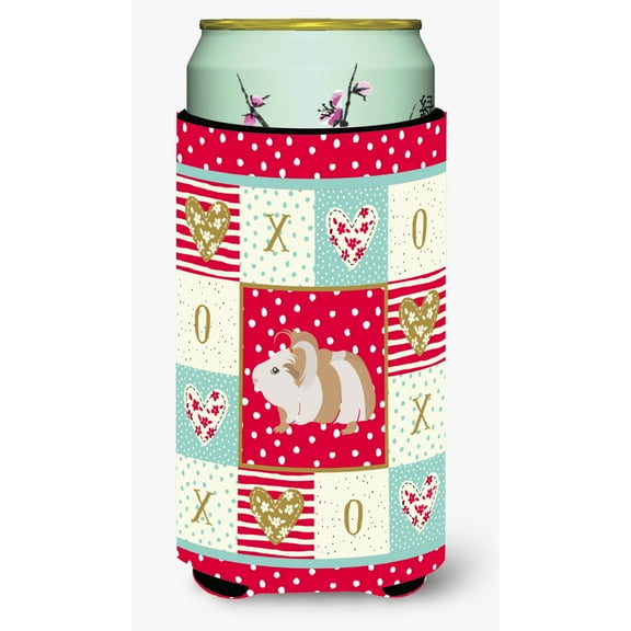 Silkie Guinea Pig Love Tall Boy Beverage Insulator Hugger