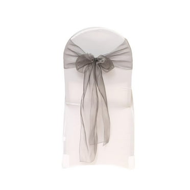 Efavormart 5pc x Wholesale Sheer Organza Chair Sashes Tie Bows For ...