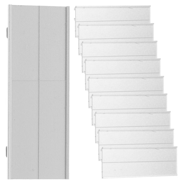 Raindrops 10pcs Name Tag Pins Aluminum Alloy Simple Design Identification Badges Silver for Staff Guests