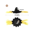 thumbnail image 2 of Sombrero Con Parche De Espantapájaros, Gorro Decorativo De Espantapájaros Para Mascotas, Diseño De Costura De Trapo, Sombrero Con Parche Para Mascotas, Gorro Ligero Con Parche De Halloween Para Vogacara PT001705-01, 2 of 6