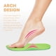 thumbnail image 5 of EeaseMX par de plantillas correctoras para piernas arqueadas, correctores de estrephexopodia de PU, almohadillas correctoras para piernas, cojín para el cuidado de los pies, talla L 41-43, color verde, 5 of 7