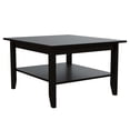 thumbnail image 3 of FM FURNITURE Britannica 2-Piece Engineered Wood Living Room Set in Black, 3 of 6