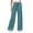 Green, variant on Women's Casual Pants High Waisted Loose Fit Straight Leg Trousers for Daily Wear and Workout Comfortable Elastic Waistband Summer and Fall