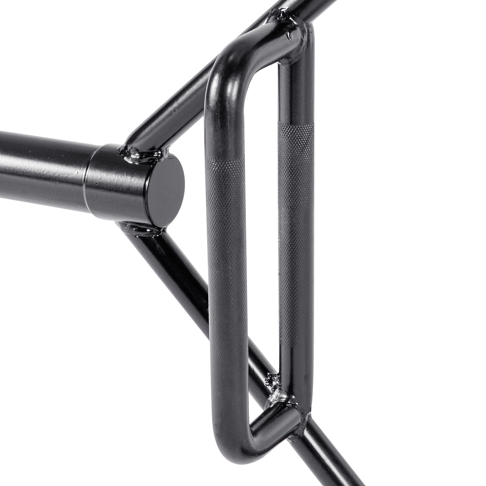 Dranite Trap Hex Bar, 2" Open End Barbell Frame, 800 lbs Capacity with Knurled Grips - Shrug Bar for Weightlifting, Squats, Deadlifts - Home Gym Strength Training Equipment