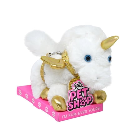 Justice Pet Shop White Unicorn Starry  Plush Dog Puppy 5 Inches price history on PriceWatchPro