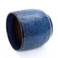 thumbnail image 3 of LuxenHome 12" Dia Large Ceramic Planter Pots for Plants, Ocean Blue Glazed Round Planter with Drainage, 3 of 8