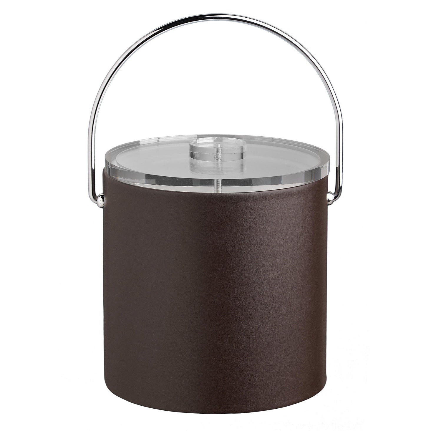 Kraftware 51862 3 qt. Contempo Ice Bucket with Thick Lucite&#44; Bale Handle & No Trim&#44; Black - image 4 of 4