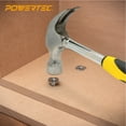 thumbnail image 3 of POWERTEC 50PK 3/8-16 T Nuts, 4 Pronged Tee Nuts for Bolts and Stem Caster Wheels, Threaded Inserts for Wood Working, Rock Climbing Holds and Furniture, For Use with Hammer | 7/16" length, QTN1115, 3 of 5