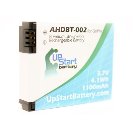 GoPro AHDBT-002 Battery Replacement (1100mAh, 3.7V, Lithium-Ion) - Compatible with GoPro HD, GoPro HD Hero2