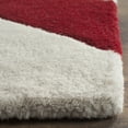 thumbnail image 3 of SAFAVIEH Chatham Jake Zigzag Stripes Wool Area Rug, Red/Ivory, 8'9" x 12', 3 of 5