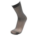 thumbnail image 6 of 3-Pack Mens Mid Calf Sheer Silk Nylon Dress Socks (Iron Grey (Style 2)), 6 of 7
