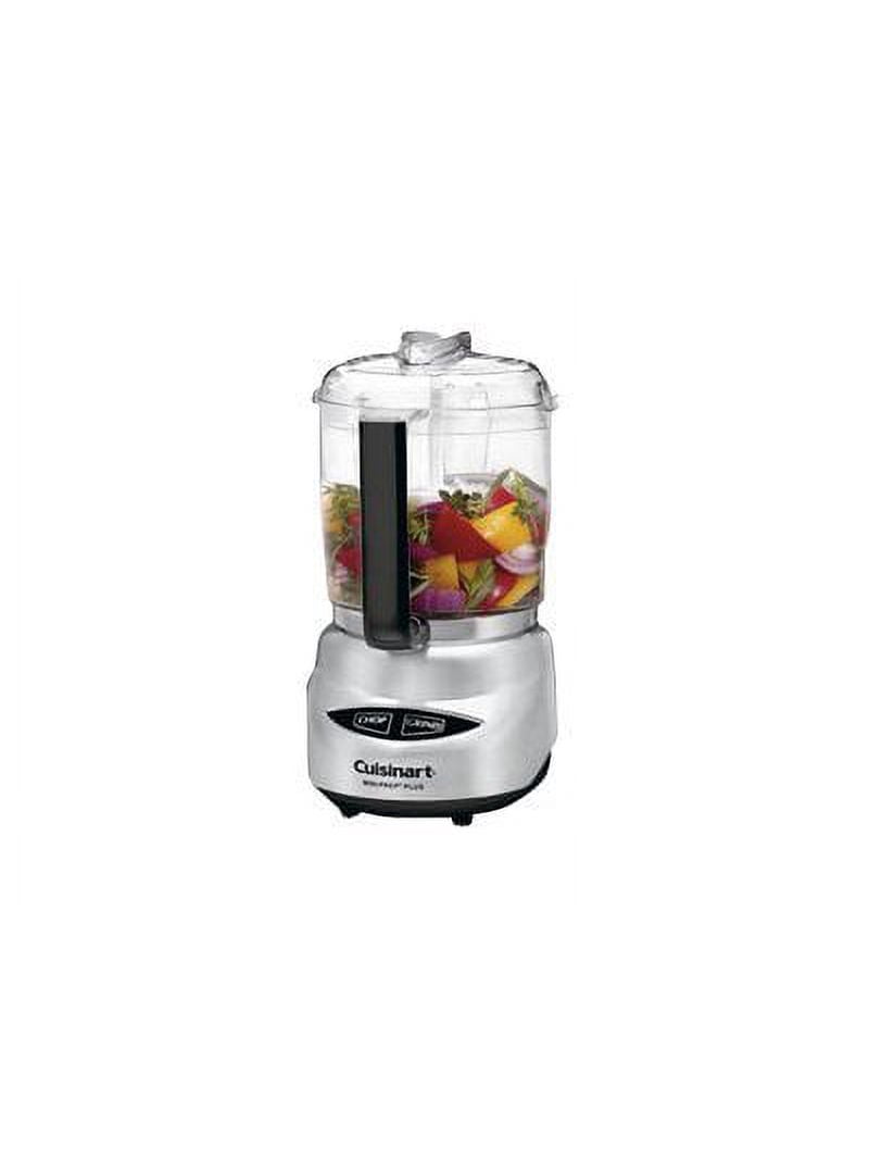 Cuisinart, Food Processor, Mini Prep Plus 4 Cup, Brushed Metal