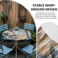 thumbnail image 2 of Retro Palm Trees Round Tablecloth for 45-54 Inch Tables,Fitted Table Cover with Elastic Edge,Summer Botanical Vintage Watercolor Waterproof Outdoor Table Cloth Protector for Patio Garden Dinner, 2 of 9