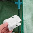 thumbnail image 4 of SEWCHICS 10Pcs Silver Greenhouse Connector Clamps Metal End Pipe Rail Clamps for Even Force Distribution, 4 of 6