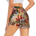 thumbnail image 2 of Uemuo Cute Anemone Fish Pattern Women's Athletic Shorts High Waisted Running Shorts with Liner Pockets Gym Elastic Workout Shorts-X-Large, 2 of 9