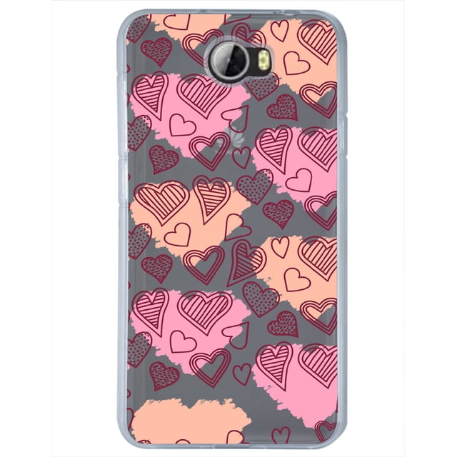 Funda para Huawei Y5 Pro con diseño Corazones con Manchas InstaCase Love Collection