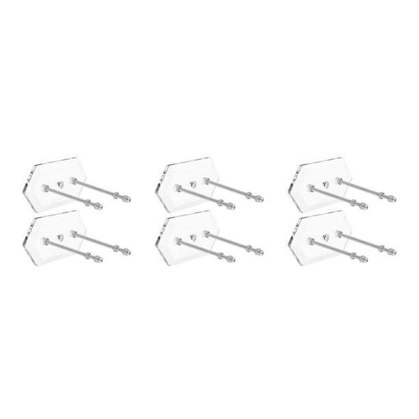 Estante de suspensión para monopatín Toystoory 2 piezas montado en la pared organizador colgante transparente