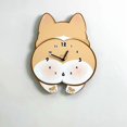 thumbnail image 3 of Reloj Mecedor con Diseño de Perro Corgi de , Reloj para Habitación y Dormitorio, Reloj de Pared Silencioso, 3 of 5