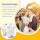 thumbnail image 3 of Inteprter Ajuste de confeti de corazones de amor Suministros de adorno de boda Papel de relleno de globo Celebración Compromiso Decoraciones de Kits de decoración para fiestas Leche blanca, 3 of 6