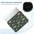 thumbnail image 2 of FORMRS 13"-13.3" Laptop Sleeve Protective Case Soft Carrying Quilted Computer Bag Cover, Christmas Hats, 2 of 7