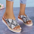 thumbnail image 2 of Bmisegm Women Sandals Fashion Simple Summer New Pattern Wedge Heel Comfortable Non Slip Large Shoes Sandals Women Summer Black 7, 2 of 8