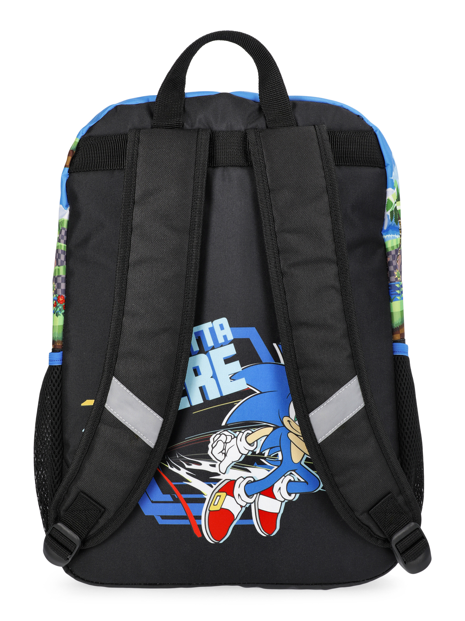 Set de mochila y lonchera para niños de Sonic the Hedgehog, 17", 2 piezas, negro 3