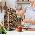 thumbnail image 3 of HELLHERO Dust Cover Proof Stain with Multifunctional 15.94"H x 9.45"L x 7.28"W There is only one dust cover, Classic Brown Leopard Print, 3 of 6