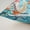 Blue Pink, variant on Erosebridal 3D Manatee Throw Pillow Covers 18x18 Set of 4, Ocean Sea Animal Cushion Covers for Kids