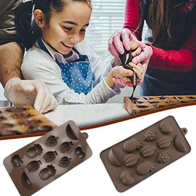 Molde de Silicona para Chocolate en Forma de Media Esfera | Bandeja de cubitos de hielo de gelatina de pudín de grado alimenticio | Resistente al calor -40°F a 446°F | 22,5 x 11 x 2,4 cm