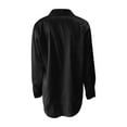 thumbnail image 5 of WCJM Button Up Shirt Womens Women Shirts Satin Blouses for Women Button Down Shirts Long Sleeve Tops, 5 of 5