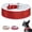 Red, variant on Pet Artist Glitter Wide Dog Collars Warm Plush Padded Necklace for Pets Beagle Bulldog M-XL