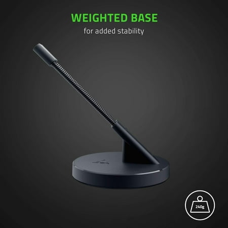 Razer Gaming Mouse Bungee V3: Drag-Free Wired Mouse Support - for Esports-Level Performance - Weighted Base - Anti-Slip Feet - Classic Black (RC21-01560100-R3U1)