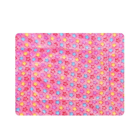 Dog Pet Sleeping Mat Soft Warm Double Sided Fleece Crate Mattress Kennel Mat Cage Mat For Small Medium Dogs And Cats