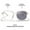 Clear to Gray, variant on Cyxus Photochromic Oversized Sunglasses Indoor Outdoor Anti-UV Eyeglasses