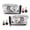 Clear lens Chrome Housing Clear Reflector, variant on CROSSDESIGN Headlights Headlamps w/Bulbs Light Bar Left Side Fit for Dodge Ram 1500 2006-2008/Dodge Ram 2500 3500 2006-2009 Clear Lens Chrome Housing Amber Reflector
