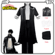 thumbnail image 2 of Disfraz de Cosplay de Dabi de Anime My Hero Academia, abrigo negro, camisa y pantalones, conjunto completo, uniforme, traje de carnaval, fiesta de Halloween para hombres adultos, 2 of 5