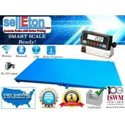 60" x 60" (5'x5') Floor Scale 1000 x .2 lb Capacity with a Ramp | Medal indca.