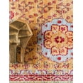 thumbnail image 5 of Unique Loom Jackson Austin Rug Gold/Burgundy 5' 1" x 8' Rectangle Border Traditional Perfect For Living Room Bed Room Dining Room Office, 5 of 7