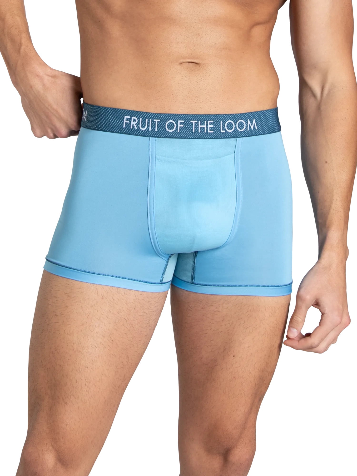Fruit of the Loom Men's Performance Boxer Briefs - Cooling Mesh Zones, Quick Dry, Odor Control, 6-Pack Value Bundle