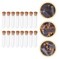 thumbnail image 2 of 50pcs Tiny Vials Small Test Tubes Bottles Liquid Sample Storage Vials with Cork, 2 of 9