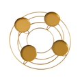 thumbnail image 4 of Candelabro de hierro Macarena Soporte para Velas Oro, 4 of 8