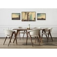 thumbnail image 5 of Kate and Laurel Sylvie House on Beach, Surfboards and Surfers Framed Canvas Wall Art Set by Saint and Sailor Studios, 3 Piece Set Gray, Coastal Beach Art for Wall, 5 of 6
