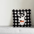 thumbnail image 2 of Creative Products Halloween Deer Buffalo Check 18x18 Spun Poly Pillow, 2 of 2