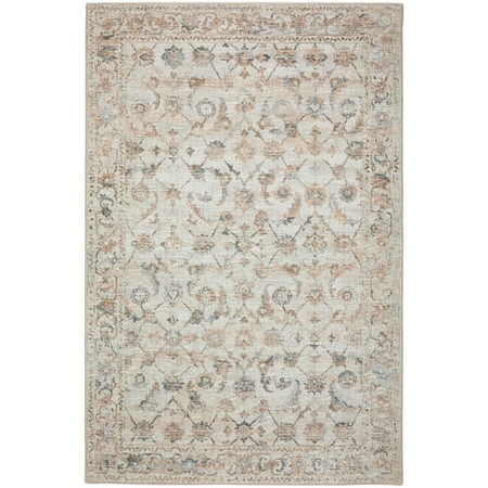 Jericho JC4 Beige Traditional Rug 2  X 3 Jericho collection is the ultimate transitional rug collection. State of the art prismatic color processing technology allows for thousands of color combinations and shading. Crafted in the USA using foreign & domestic materials and US labor. These area rugs are UV stabilized  fade resistant and stain resistant for long lasting color and durability. Extremely heavy  dense pile with soft feel and cushion with incorporated non-skid rubber backing. This rug collection is perfect for all family members and pet owners. Vacuum your rug regularly or shake out. Use straight suction vacuum only  spot clean with clear water. More Details Secondary Colors : Ivory  Blue  Grey  Peach Backing : Rubber Contains Latex : No Rug Pad Recommended : No Reversible : No Outdoor Safe : No Fringe : No Stain Resistant : No Machine Washable? : No Hi-Low Pile : No Pile Type : Cut Clean & Care : Vacuum regularly with straight suction vacuum  without beater bar vacuum on. Spot clean with mild soap and water. Never pull loose rug yarns; always trim with scissors. Extremely Dense Cut Pile Soft  Thick And Plush Unique Depth Of Color Crafted In The USA Heavy  Tight  40 Oz Polyester Pile With Incorporated Non-Skid Backing