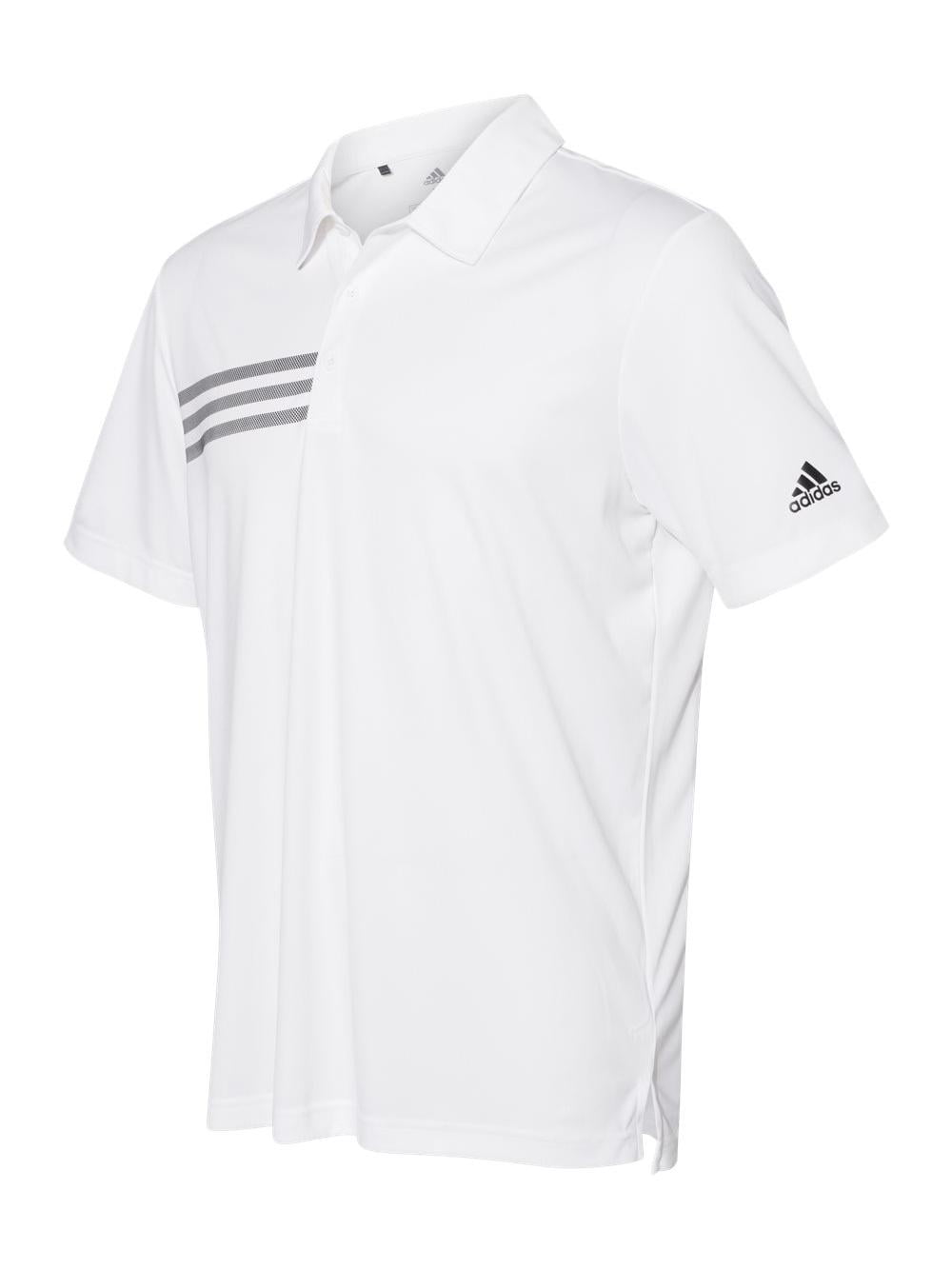 Adidas - 3-Stripes Chest Polo A324 - White/ Black Size: 3XL - Walmart.com