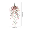 thumbnail image 3 of Artificial Morning Glory Wall Hanging Garland Set, 2 Pack Rattan Trailing Vines, Synthetic Outdoor Decor, Multi-Color, 77 x 20 x 20 cm, 3 of 6
