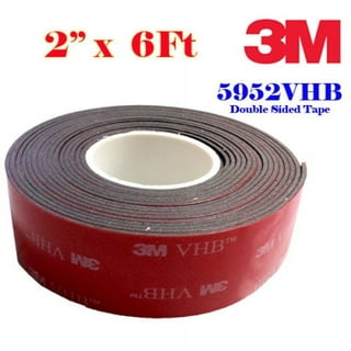 50 Pieces 3M Double Side Foam Adhesive Rectangle Tape VHB Pad, 2'' X 3 2/3